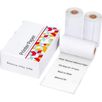 Phomemo Етикети за термопринтер Q12-RMS10, на ролка, широчина 50 mm, дължин (3030100035)