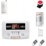  Ip-ap029-2 - безжична, gsm аларма за дома, 2.6" lcd дисплей, клавиатура, чувствителна на допир, 2 обемни датчика за движение, 1 МУК за врата, 2 дистанционни (ip-ap029-2)