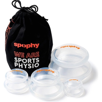 Spophy Cupping Set sada silikonových baněk 4 ks