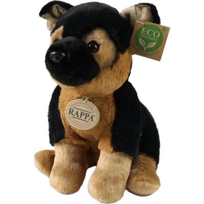 Rappa Плюшена играчка Rappa Soft Collection - Немска овчарка, седяща, 23 cm (250796)