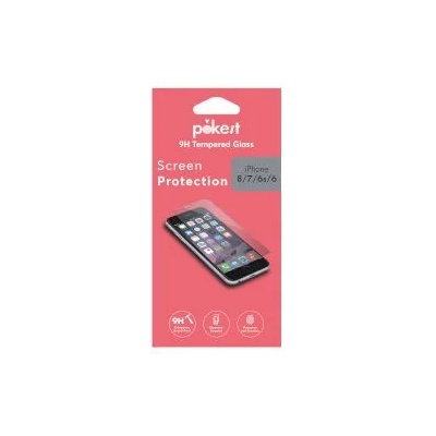 Pokeit Screen Protector Tempered Glass for iPhone 8/7