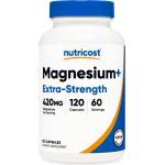 Nutricost Magnesium+ Extra Strength, 120 капсули, Nutricost (67208 (332101) NC)