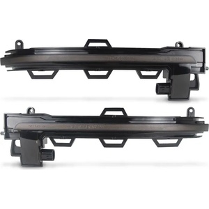  Диодни мигачи за странични огледала за bmw 5 x3 f25 (2012+), x4 f26, x5 f15, x6 f16 (2015+) - опушени с бягащ мигач (sb004d)