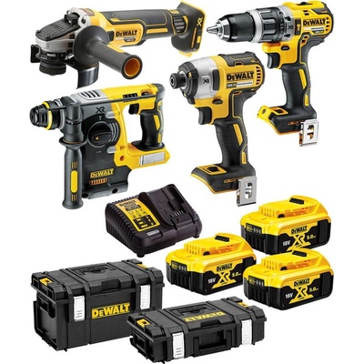 DEWALT DCG405 + DCH273 + DCD796 + DCF887