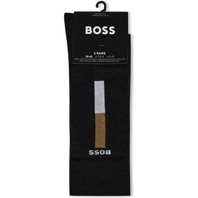 Boss Чорапи Boss Men's Iconic Stripe Crew Socks - Black 001