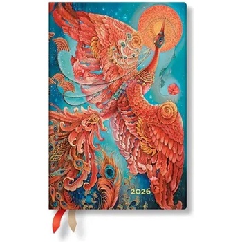 Paperblanks Планер Firebird, Mini, хоризонтален, мека корица (1570181505)