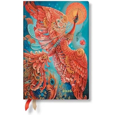 Paperblanks Планер Firebird, Mini, хоризонтален, мека корица (1570181505)