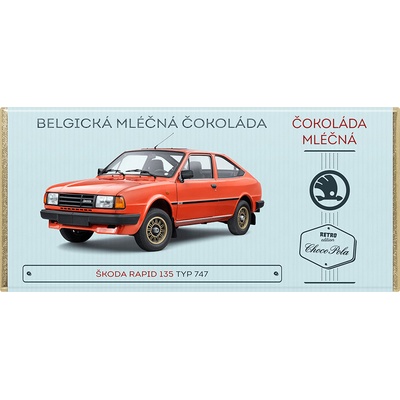 Choco Pola Škoda Rapid 135, typ 747 mléčná 100 g