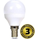 Solight LED žárovka miniglobe 6W E14 3000K 420lm bílé provedení