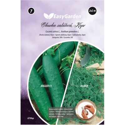 EasyGarden Okurka salátová kopr výsevný pásek 2x 2 m