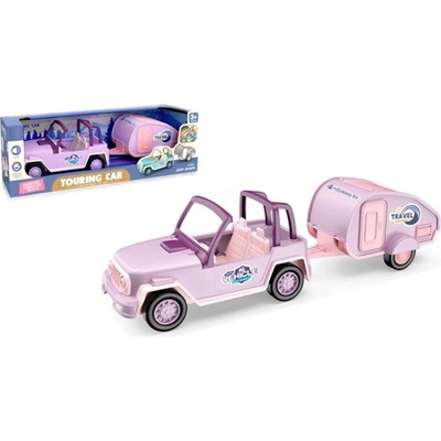 SWEDE Doplnky pre bábiky auto s prívesom