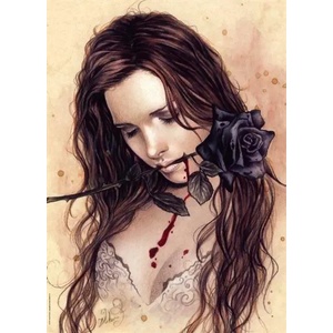 Heye - Puzzle Victoria Francés: Dark Rose - 1 000 piese