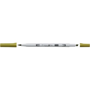 Tombow Маркер Tombow алкохолен ABT PRO Dual Brush 126 светло маслиново зелено (ABTP-126)