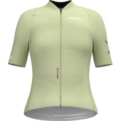 Bioracer Дамска фланелка с къс ръкав за колоездене Bioracer Women's Icon Jersey Impulse Cycling jersey - Pistachio Milk (156-3082-0213)
