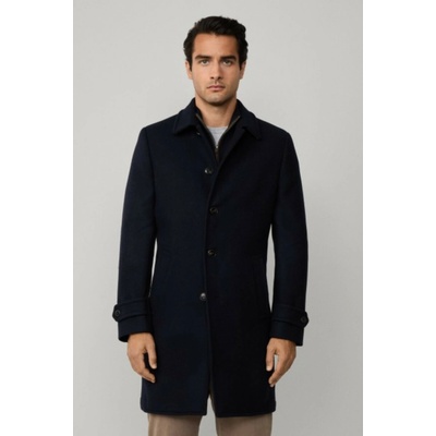 Hackett London Double Face Coat Midnight Blue – Zbozi.Blesk.cz