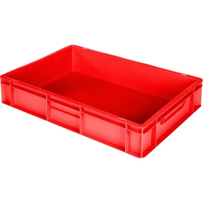 BAUHAUS Euro box, 60 × 40 × 12 cm, 20 l, červený, E6412-1100-PP80