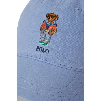 Ralph Lauren Шапка с козирка мъжка от лен (710B14599)