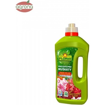 AGRO FLORIA KVAPALNÉ HNOJIVO NA MUŠKÁTY 1 L