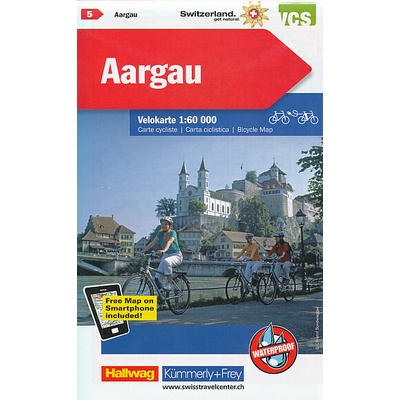 cyklomapa Aargau 1:60 t. lamino