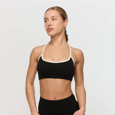 GymBeam Спортен сутиен Varsity Black XS
