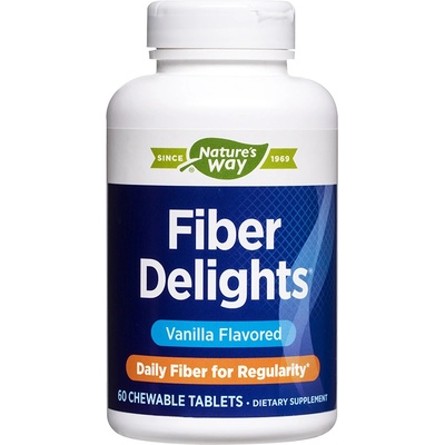 Nature's Way Fiber Delights, 60 таблетки, Nature's Way