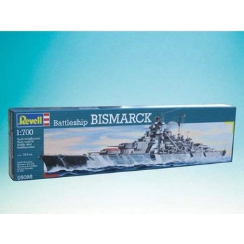 Revell Model Kit Battleship Bismarck 1:700
