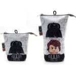 LEGO® Моливник с цип, изскачащ, LEGO "Star Wars Дарт Вейдър/Анакин", сиво-черен модел 53458 (53458)
