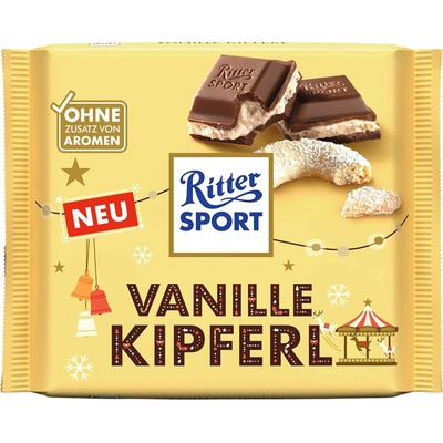 Ritter Sport s kousky vanilkových rohlíčků 100 g