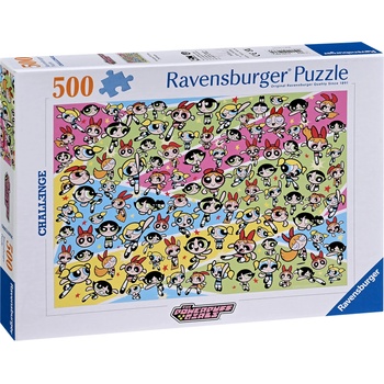 Ravensburger Пъзел Ravensburger от 500 части - Реактивните момичета (12001036)