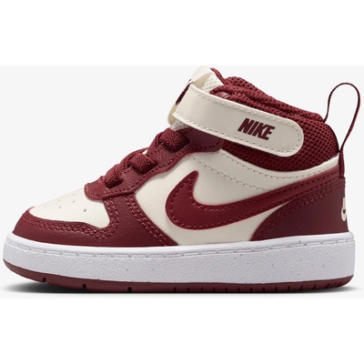 Nike Court Borough Mid 2 Baby/Toddler Shoes CD7784-013 červená