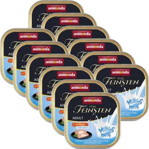 Animonda Vom Feinsten Adult Cat Milkies - пиле с кремообразно ядро 12 x 100 г
