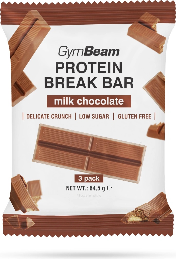 GymBeam Protein Break Bar 3pack 64, 5 g