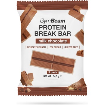 GymBeam Protein Break Bar 3pack 64, 5 g