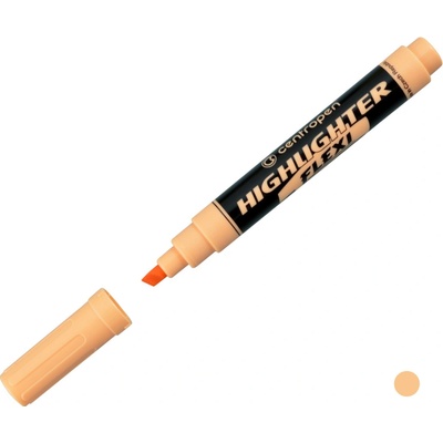 Centropen Highlighter Flexi Soft 8542 soft oranžová