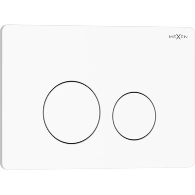Mexen Tex 06 бутон за промиване неръждаема стомана, гланцово бяла - 6106-01 (6106-01)
