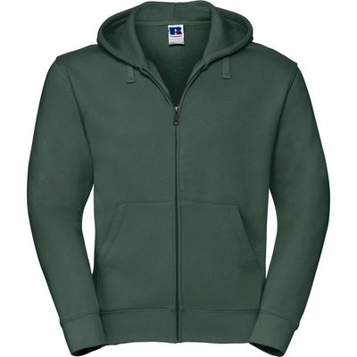 Russell mikina s kapucí 266M Authentic na zip pánská COT10266M54000 bottle gree