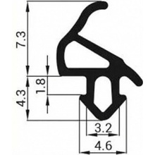 DAB Trade Těsnění DA-1559 Aluplast (EPDM)