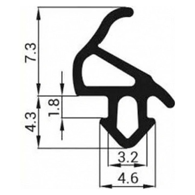 DAB Trade Těsnění DA-1559 Aluplast (EPDM) – Zbozi.Blesk.cz