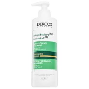 Vichy Dercos Anti-Dandruff Dry Hair Dermatological Shampoo укрепващ шампоан пртив пърхут за суха и боядисана коса 390 ml