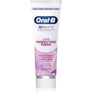Oral-B 3D White Luxe Perfection Fresh избелваща паста за зъби Eucalyptus Mint 75ml