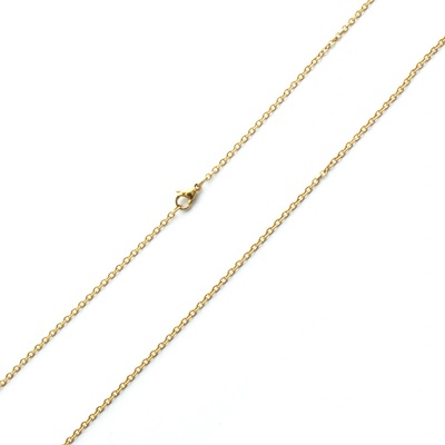 BM Jewellery Řetízek gold z chirurgické oceli S718040