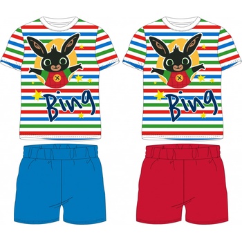 Chlapecké pyžamo Králíček Bing modré kraťasy Modrá