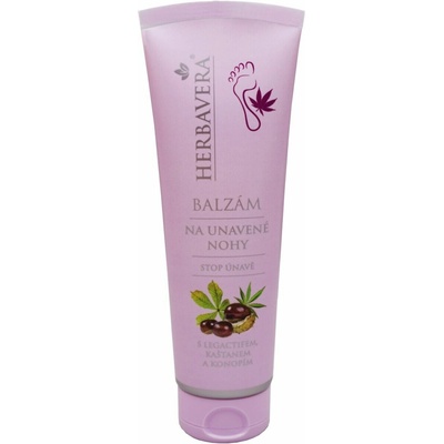 Herbavera Zklidňující balzám na unavené nohy s legactifem 120 ml