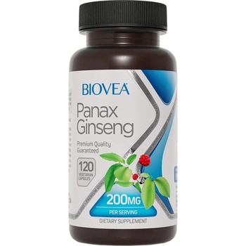 Image 1 of BIOVEA Panax Ginseng 200 mg [120 капсули]