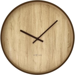 NeXtime Стенен часовник Oslo 50 см светло дърво (3330)