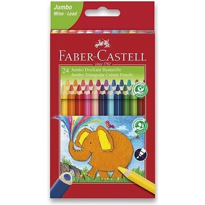 Faber - Castell Pastelky trojhranné Extra Jumbo 24 ks