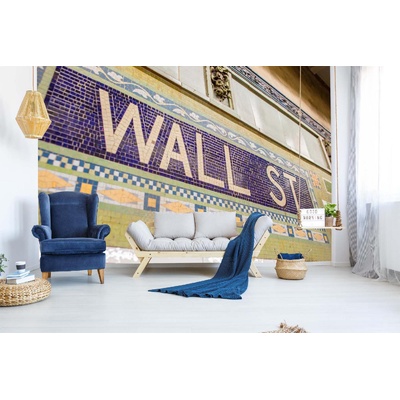 DIMEX ART Самозалепваща се флизелинова фототапета станция уолстрийт 375 x 250 см