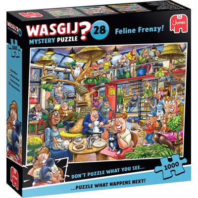 JUMBO WASGIJ Mystery 28 Mačacie šialenstvo 1000 dielov
