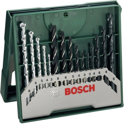 BOSCH 15dílná sada vrtáků Mini-X-Line mix 2.607.019.675 2.607.019.675 – Zboží Mobilmania