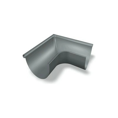 Prefa Roh žľabový vnútorný 333 svetlosivý